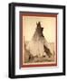 A Young Oglala Girl Sitting in Front of a Tipi-John C. H. Grabill-Framed Giclee Print