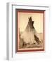 A Young Oglala Girl Sitting in Front of a Tipi-John C. H. Grabill-Framed Giclee Print