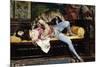 A Young Page, Playing with a Greyhound; Un Jeune Page, Jouant Avec Un Levrier, 1869-Giovanni Boldini-Mounted Giclee Print