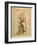A Young Painter Seated at His Easel-Annibale Carracci-Framed Giclee Print