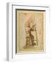 A Young Painter Seated at His Easel-Annibale Carracci-Framed Giclee Print