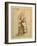 A Young Painter Seated at His Easel-Annibale Carracci-Framed Giclee Print