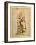 A Young Painter Seated at His Easel-Annibale Carracci-Framed Giclee Print