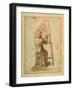 A Young Painter Seated at His Easel-Annibale Carracci-Framed Giclee Print