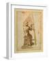 A Young Painter Seated at His Easel-Annibale Carracci-Framed Giclee Print