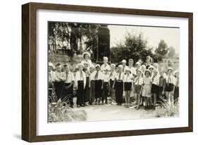 A Young Pioneers Unit in Yalta, Crimea, USSR, 1950S-null-Framed Giclee Print