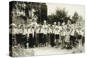 A Young Pioneers Unit in Yalta, Crimea, USSR, 1950S-null-Stretched Canvas