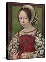 'A Young Princess (Dorothea of Denmark)', c1530-32 (c1927)-Jan Gossaert-Stretched Canvas