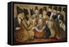 A Young Qajar Prince and His Entourage-Abul Hasan-Framed Stretched Canvas