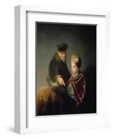 A Young Scholar and His Tutor, C. 1629-30-Rembrandt van Rijn-Framed Giclee Print