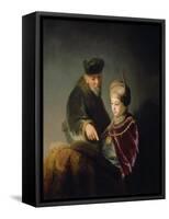 A Young Scholar and His Tutor, C. 1629-30-Rembrandt van Rijn-Framed Stretched Canvas
