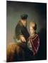 A Young Scholar and His Tutor-Rembrandt van Rijn-Mounted Giclee Print