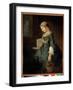 A Young Schoolgirl Painting by Jean Baptiste Simeon Chardin (1699-1779) 18Th Century Saint Petersbu-Jean-Baptiste Simeon Chardin-Framed Giclee Print