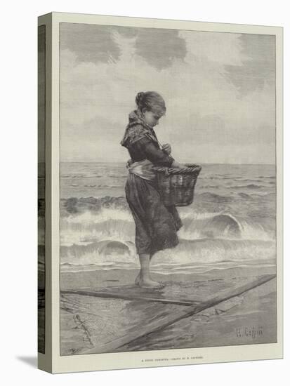 A Young Shrimper-Hector Caffieri-Stretched Canvas