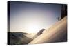 A Young Skier Races the Sun at Alta, Utah-Louis Arevalo-Stretched Canvas