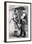 A Young Slovak Couple, Hungary, 1926-AW Cutler-Framed Giclee Print