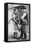 A Young Slovak Couple, Hungary, 1926-AW Cutler-Framed Stretched Canvas