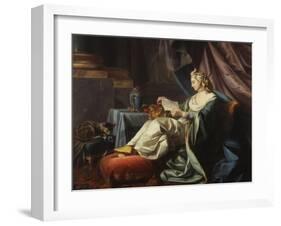 A Young Sultan Reading a Letter-Louis Michel Van Loo-Framed Giclee Print