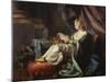A Young Sultan Reading a Letter-Louis Michel Van Loo-Mounted Giclee Print