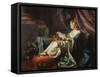 A Young Sultan Reading a Letter-Louis Michel Van Loo-Framed Stretched Canvas