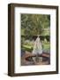 A Young Victorian Woman in an Idyllic Garden-null-Framed Photographic Print