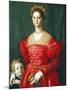 A Young Woman and Her Little Boy, C.1540-Agnolo Bronzino-Mounted Giclee Print