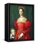 A Young Woman and Her Little Boy, C.1540-Agnolo Bronzino-Framed Stretched Canvas