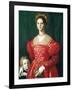 A Young Woman and Her Little Boy-null-Framed Giclee Print