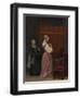 A Young Woman at her Toilet with a maid, c.1650-51-Gerard ter Borch or Terborch-Framed Giclee Print