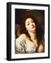 A Young Woman, Bust Length-Jean-Baptiste Greuze-Framed Giclee Print