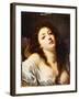 A Young Woman, Bust Length-Jean-Baptiste Greuze-Framed Giclee Print