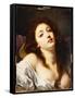 A Young Woman, Bust Length-Jean-Baptiste Greuze-Framed Stretched Canvas
