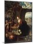 A Young Woman Drawing Water from a Well-Gerrit Dou-Mounted Giclee Print