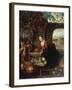 A Young Woman Drawing Water from a Well-Gerrit Dou-Framed Giclee Print