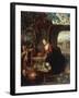 A Young Woman Drawing Water from a Well-Gerrit Dou-Framed Giclee Print