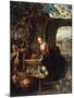 A Young Woman Drawing Water from a Well-Gerrit Dou-Mounted Giclee Print