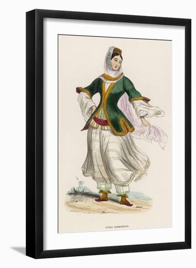 A Young Woman from Armenia-null-Framed Art Print