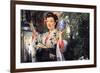 A Young Woman Holds Japanese Goods-James Tissot-Framed Premium Giclee Print