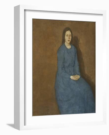 A Young Woman in Blue, C.1914-15-Gwen John-Framed Giclee Print