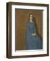 A Young Woman in Blue-Gwen John-Framed Giclee Print