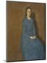 A Young Woman in Blue-Gwen John-Mounted Giclee Print