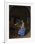 A Young Woman Playing a Harpsichord, C. 1660-Jan Havicksz Steen-Framed Giclee Print