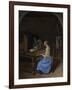 A Young Woman Playing a Harpsichord, C. 1660-Jan Havicksz Steen-Framed Giclee Print