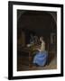 A Young Woman Playing a Harpsichord, C. 1660-Jan Havicksz Steen-Framed Giclee Print