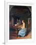 A Young Woman Playing a Harpsichord, C1659-Jan Steen-Framed Giclee Print