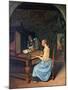 A Young Woman Playing a Harpsichord, C1659-Jan Steen-Mounted Giclee Print