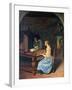 A Young Woman Playing a Harpsichord, C1659-Jan Steen-Framed Giclee Print