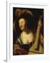 A Young Woman Playing the Viol-Gerrit Honthorst-Framed Giclee Print