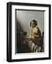 A Young Woman Seated at a Virginal, C. 1670-Johannes Vermeer-Framed Giclee Print