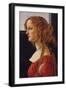 A Young Woman - Simonetti Vespucci-Sandro Botticelli-Framed Art Print